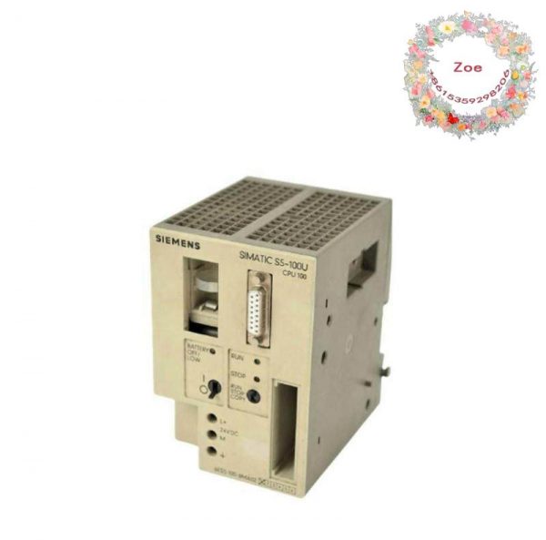 SIEMENS 6ES5100-8MA02 CPU 100 Central Processing Unit