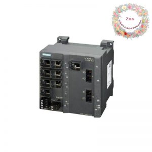 SIEMENS SCALANCE X308-2LD Modular Plus Industrial Ethernet Switch, 2X 1000Mbps SM SC + 1X 10/100/1000Mbps & 7X 10/100Mbps RJ45 Ports