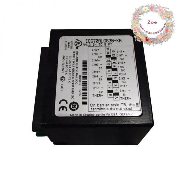 GE Fanuc IC670ALG630 Analog Input PLC Module - Precision Control for Industrial Automation