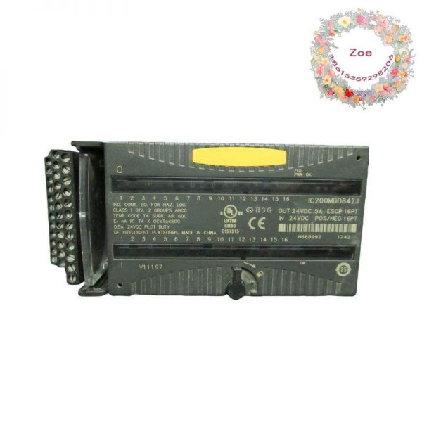 GE IC200MDD842J: High-Performance 24VDC Output ESCP 16-Point Input Module